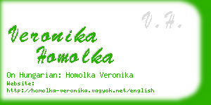 veronika homolka business card